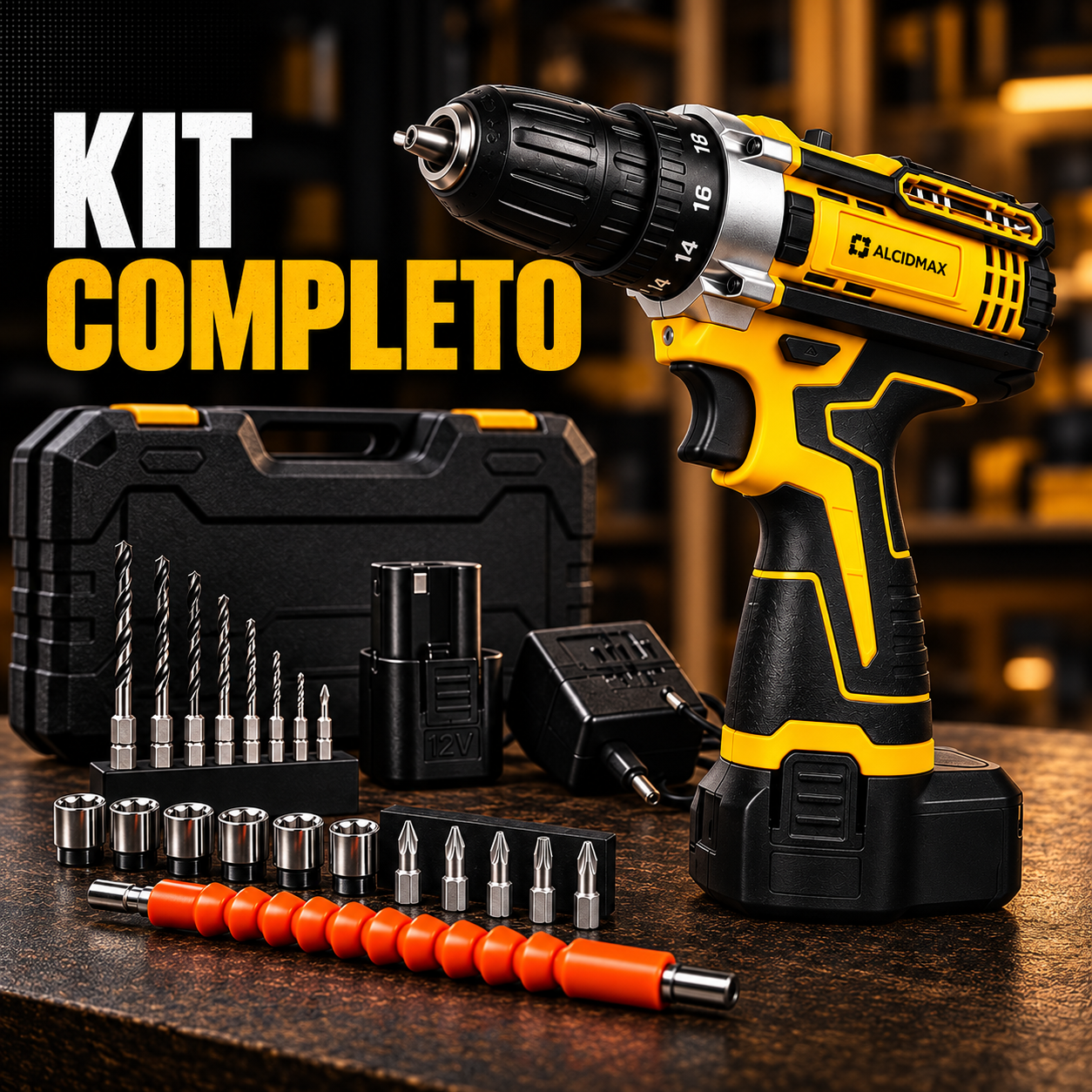 Kit com acessórios